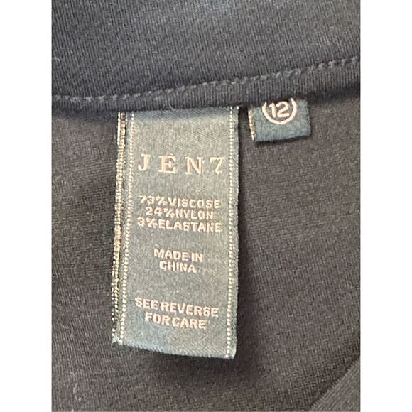 JEN7 Women’s Pull-On Ponte Comfort Skinny High-Waisted Stretch Pants Size 12 - Picture 10 of 13